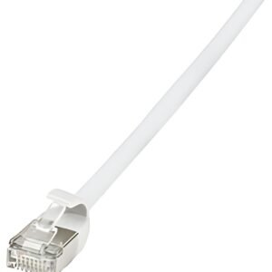 LogiLink Câble patch Ultraflex, Cat. 6A, U/FTP, 0,5 m, blanc