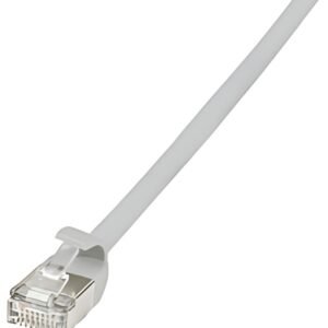 LogiLink Câble patch Ultraflex, Cat. 6A, U/FTP, 0,3 m, gris