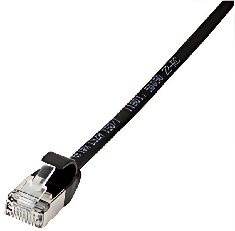 LogiLink Câble patch Ultraflex, Cat. 6A, U/FTP, 0,3 m, noir