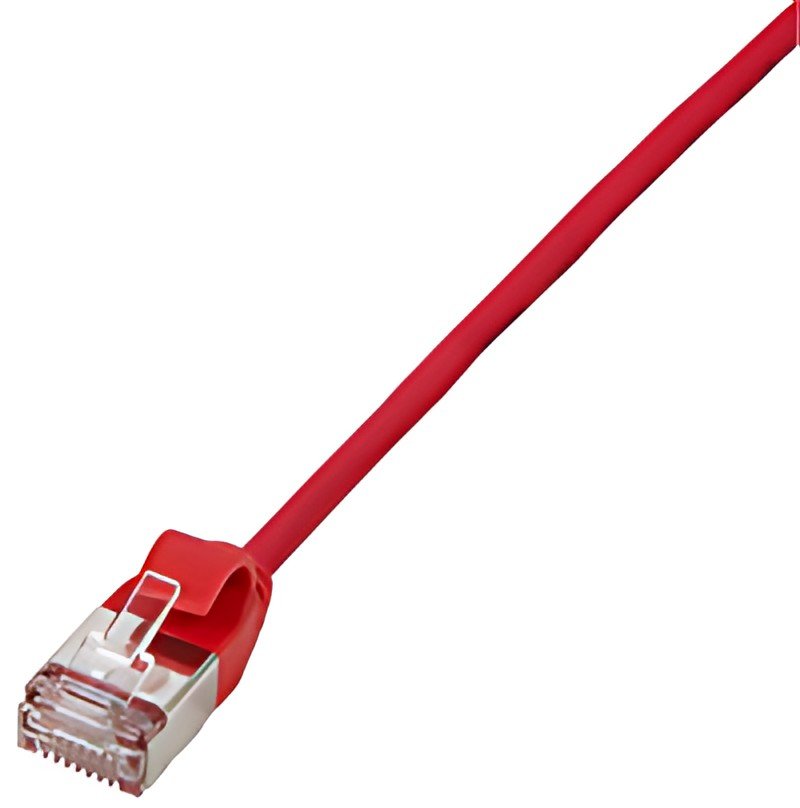 LogiLink Câble patch Ultraflex, Cat. 6A, U/FTP, 0,3 m, rouge