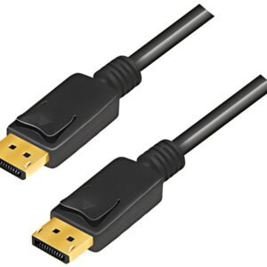 LogiLink Câble de raccordement DisplayPort 1.4, 5,0 m, noir