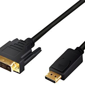 LogiLink Cordon convertisseur DisplayPort - DVI, 1,0 m, noir