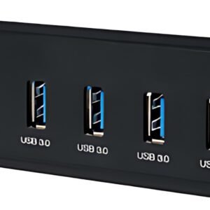 LogiLink Hub USB 3.0 de 5,25" avec port de chargement rapide