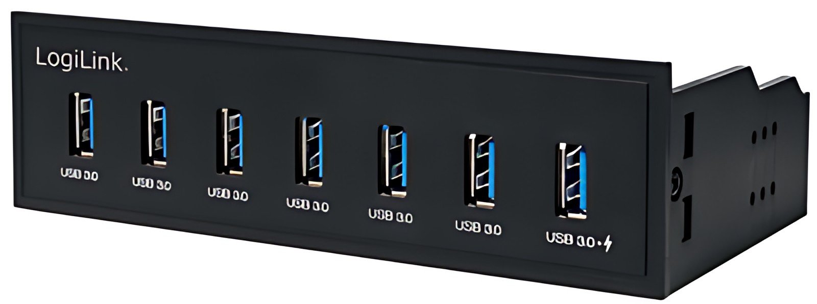 LogiLink Hub USB 3.0 de 5,25" avec port de chargement rapide