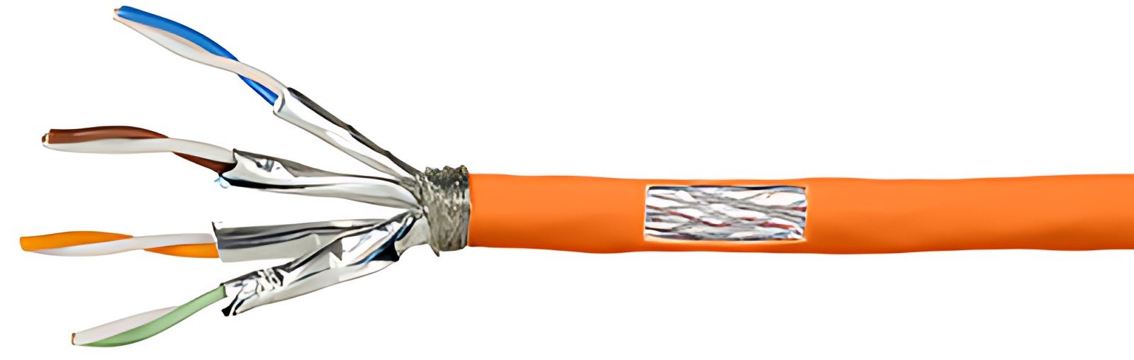LogiLink Câble d'installation, Cat.7, S/FTP, 100 m, Simplex