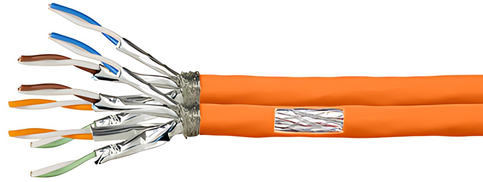 LogiLink Câble d'installation, Cat.7, S/FTP, 500 m, Duplex