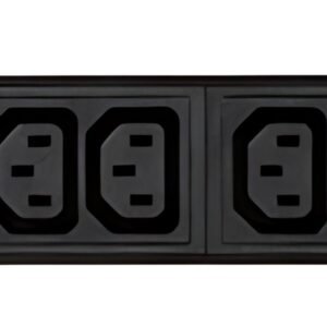 LogiLink Multiprise appareils à froid, 8 prises, noir