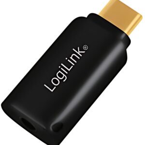 LogiLink Adaptateur audio - USB-C, noir