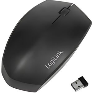 LogiLink Souris optique sans fil, noir