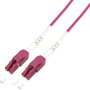LogiLink Câble patch à fibre optique Uniboot, 2x duplex LC
