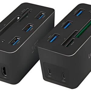 LogiLink Mini station d'accueil USB 3.2 (Gen 1), 10 ports