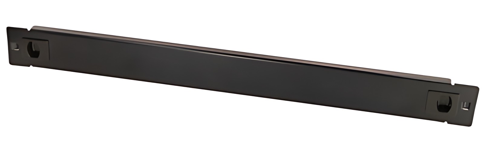 LogiLink Panneau plein 19", 1 U, en métal, noir (RAL9005)