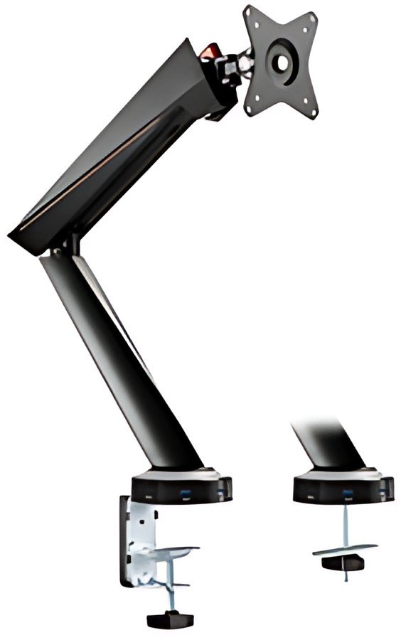 LogiLink Bras support pour écran, spécial gaming, noir