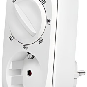 Minuterie mécanique LogiLink avec capteur crépusculaire, IP20