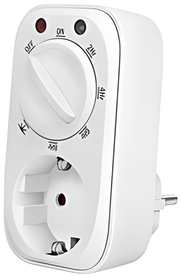 Minuterie mécanique LogiLink avec capteur crépusculaire, IP20