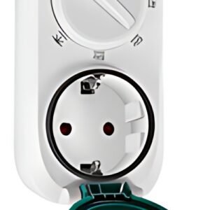 Minuterie mécanique LogiLink avec capteur crépusculaire, IP44