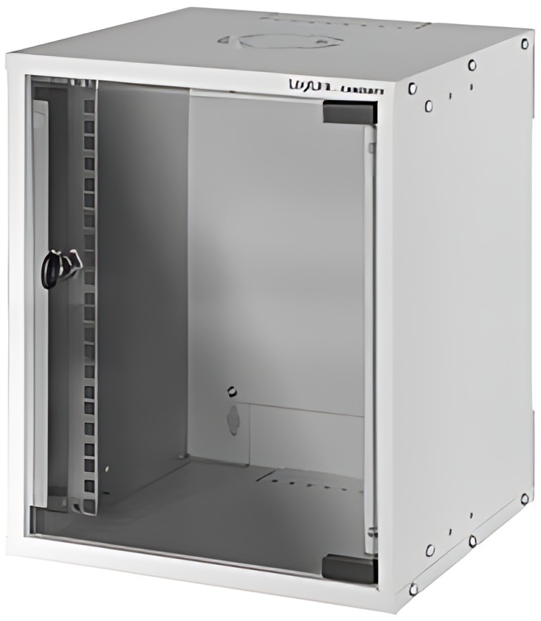 LogiLink Coffret mural 10" SoHo, monté, 6U, gris