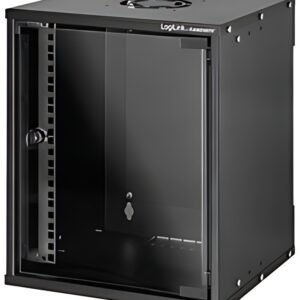 LogiLink Coffret mural 10" SoHo, monté, 6U, noir