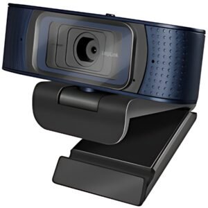 LogiLink Webcam USB HD Pro, à 2 micros, 80 degrés, noir