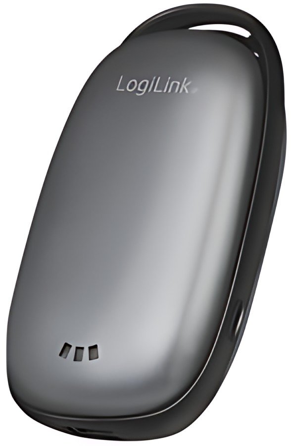 LogiLink Powerbank & chauffe-mains, 4.000 mAh, gris