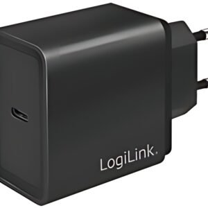 LogiLink Chargeur secteur USB, 1x USB-C PD, 18 watt, noir