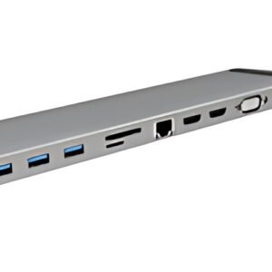 LogiLink Station d'accueil USB 3.2 (Gen 1), USB-C, 11 ports