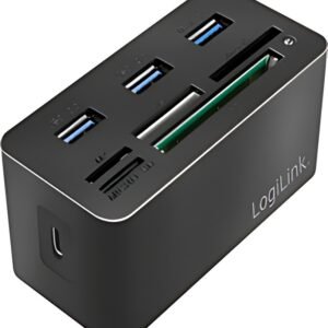 LogiLink Mini station d'accueil USB 3.2 (Gen 1), 8 ports