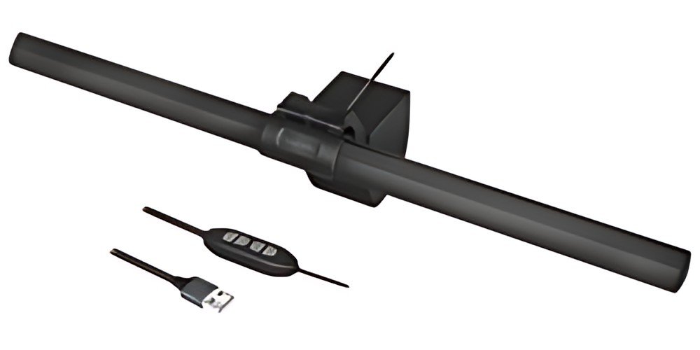 LogiLink Lampe à pince LED avec connexion USB, noir