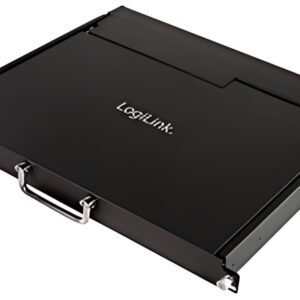 Console KVM LCD LogiLink 17" avec commutateur KVM, 1 port, noir