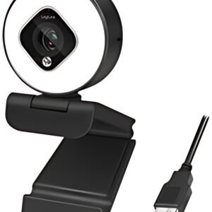 LogiLink Webcam USB Full HD à deux micros, noir