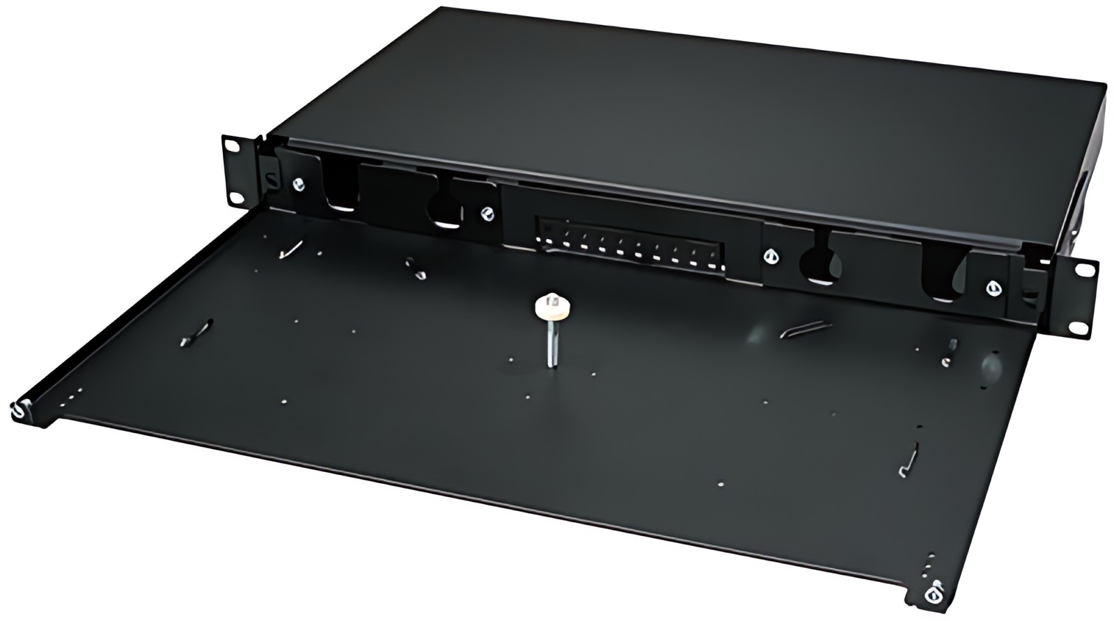 LogiLink Cassette d'épissurage 19", tiroir vide, noir