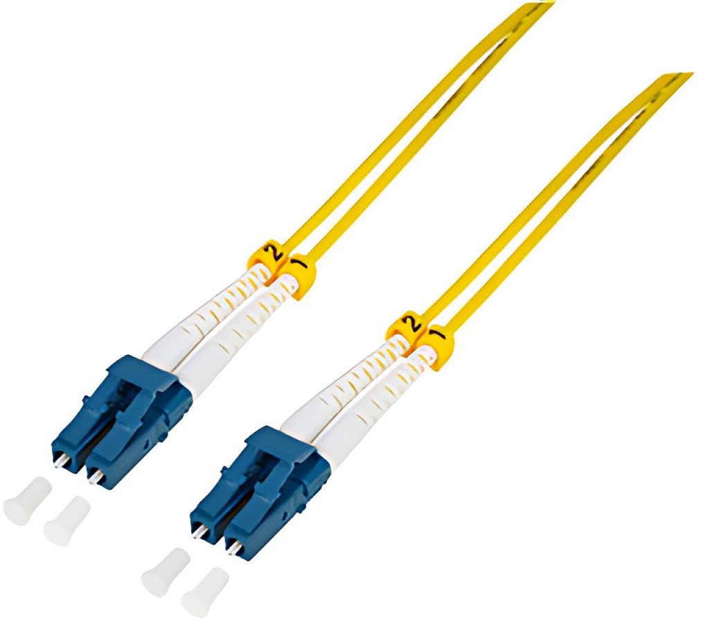 LogiLink Câble patch fibre optique, 2x Duplex LC, OS2, 5,0 m