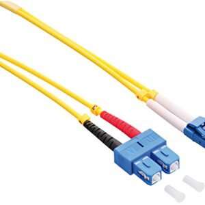 LogiLink Câble patch fibre optique, LC-Duplex-SC-Duplex, 10m