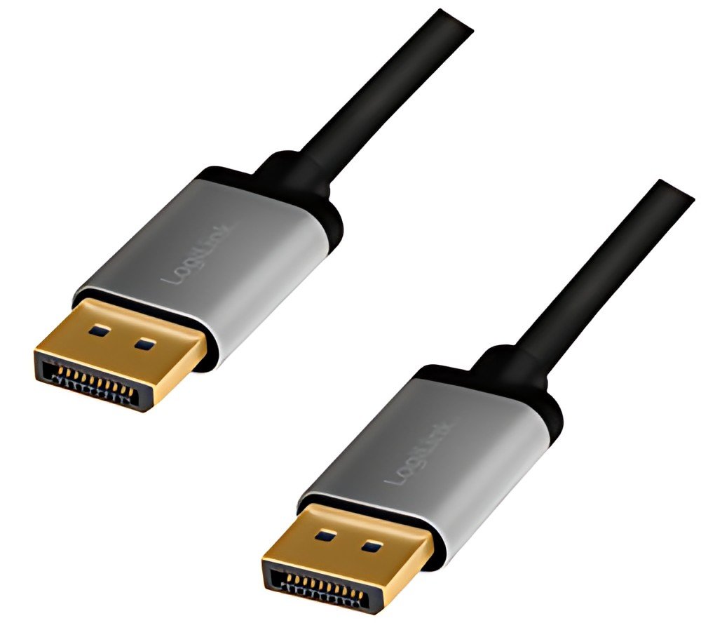 LogiLink Câble DisplayPort 1.2, fiche mâle - mâle, 2,0 m