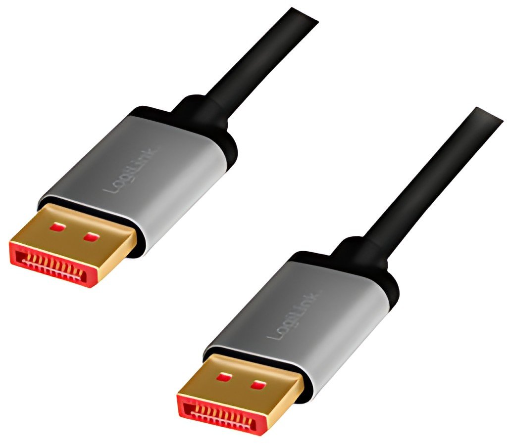 LogiLink Câble DisplayPort 1.4, fiche mâle - mâle, 3,0 m