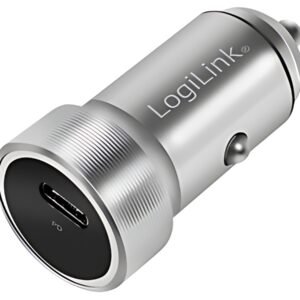 LogiLink Chargeur allume-cigare USB, 1 port, argent