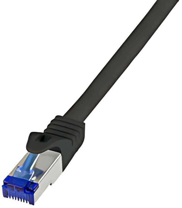 LogiLink Câble patch Ultraflex, Cat.6A, S/FTP, 30 m, noir