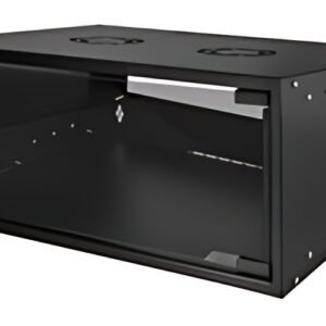 LogiLink Coffret mural 19" ECO, 4 U, assemblé, noir