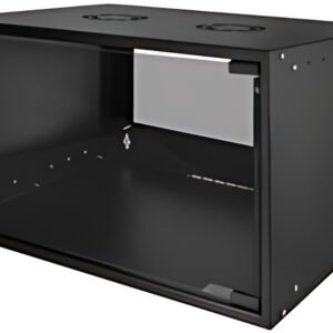 LogiLink Coffret mural 19" ECO, 6 U, assemblé, noir