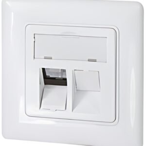 LogiLink Boîtier d'encastrement pour module keystone, blanc
