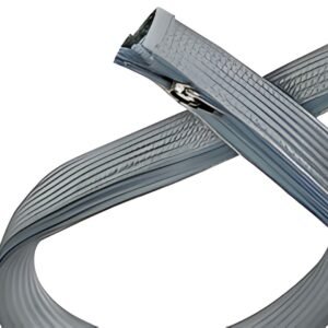 LogiLink Gaine pour câble avec fermeture zip, 2,0 m, gris