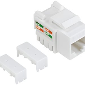 LogiLink Embase Keystone Cat.6, Classe E, non blindé, blanc