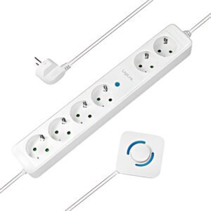 LogiLink Multiprise, 6 prises, 4 avec interrupteur à pied