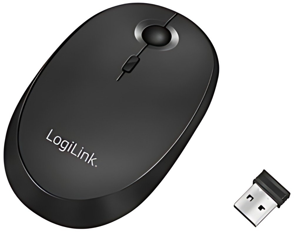 LogiLink Souris optique, sans fil, noir