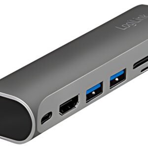 LogiLink Station d'accueil USB 3.2 (Gen 1), USB-C, 7 ports
