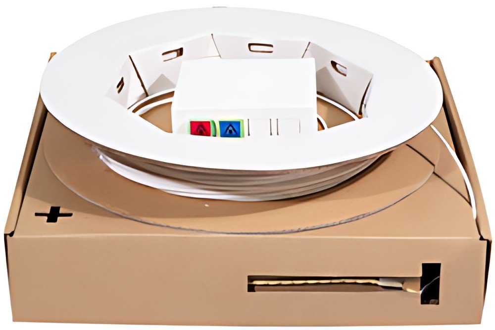 LogiLink Boîte d'épissure FTTH, 2x SC/APC, câble 30 m, blanc
