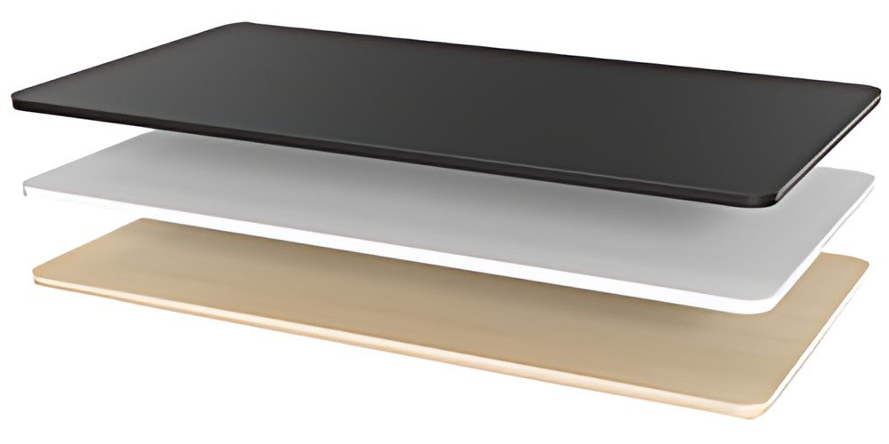 LogiLink Plateau de table, 3 parties, noir