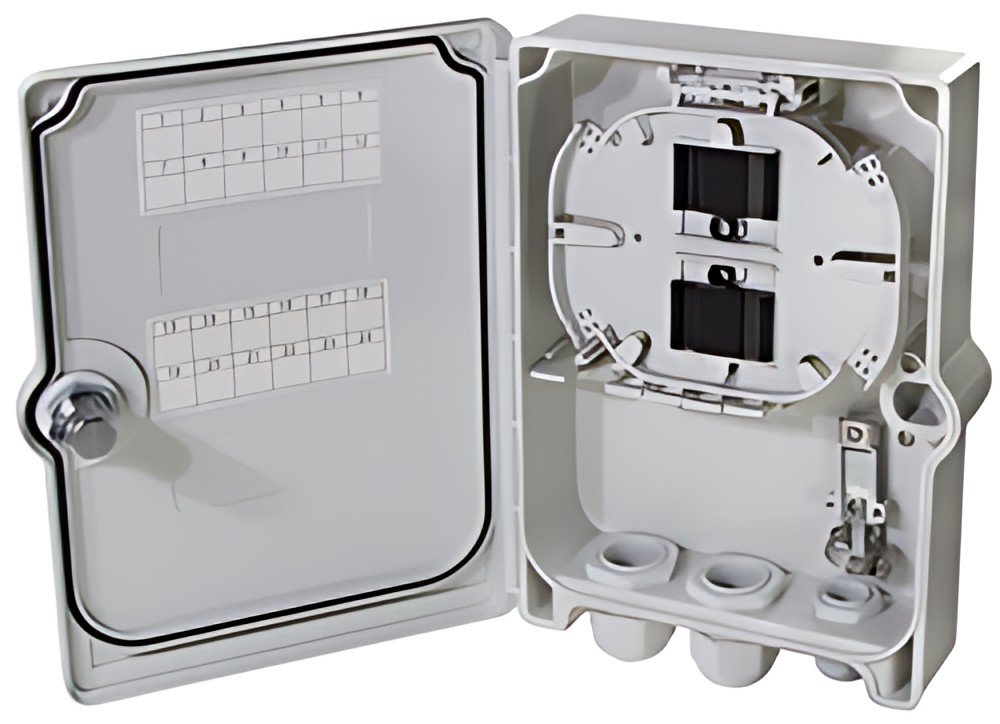 LogiLink Boîte d'épissure FTTH/FTTB, pour 24 fibres max.