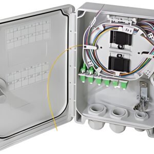 LogiLink Boîte d'épissure FTTH/FTTB, 24x LC/APC, équipée