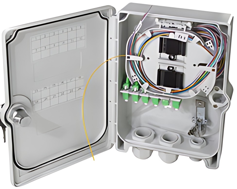 LogiLink Boîte d'épissure FTTH/FTTB, 24x LC/APC, équipée